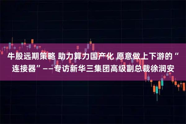 牛股远期策略 助力算力国产化 愿意做上下游的“连接器”——专访新华三集团高级副总裁徐润安