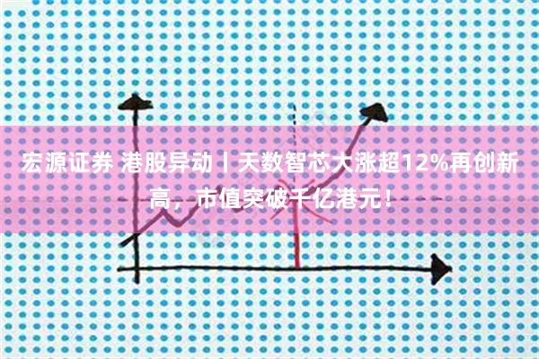 宏源证券 港股异动丨天数智芯大涨超12%再创新高，市值突破千亿港元！