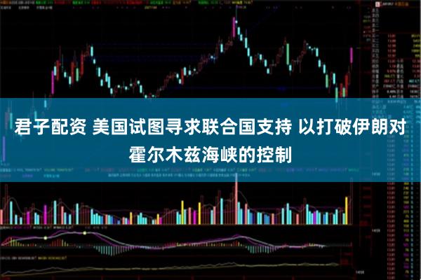 君子配资 美国试图寻求联合国支持 以打破伊朗对霍尔木兹海峡的控制